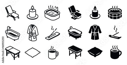 Relaxation Icons Grid