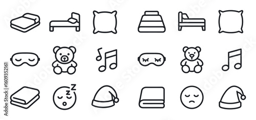 Minimal Sleep Icons