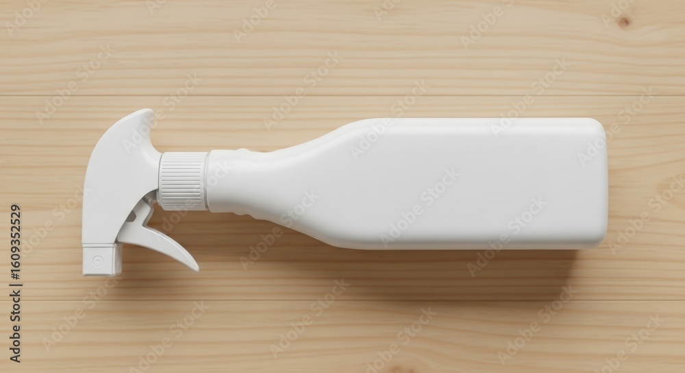 Fototapeta premium An authentic and realistic minimalist cleaning spray bottle