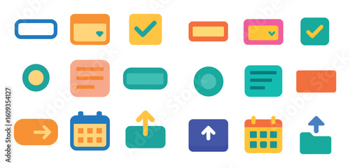 Colorful UI Icons