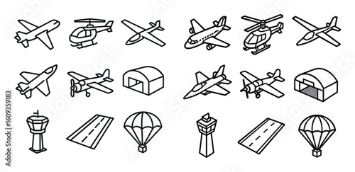 Air Transport Icons