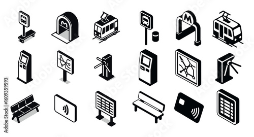 Public Transport Icons