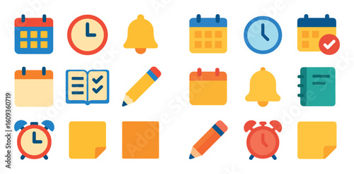 Colorful Planning Icons