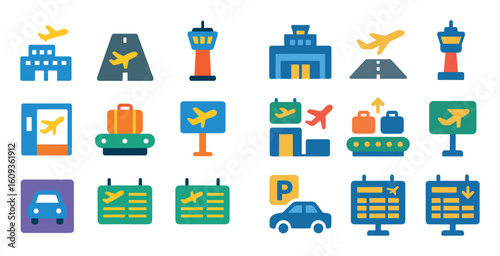 Airport Icon Set