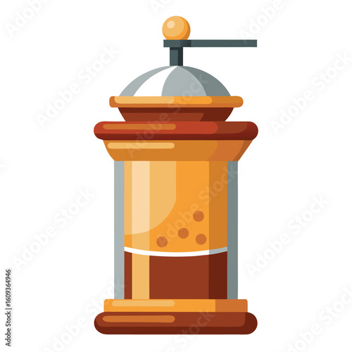 coffee grinder with coffee beans