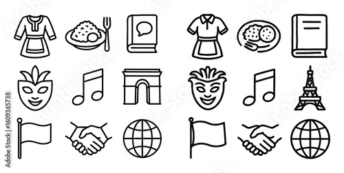 Cultural Emigration Icons