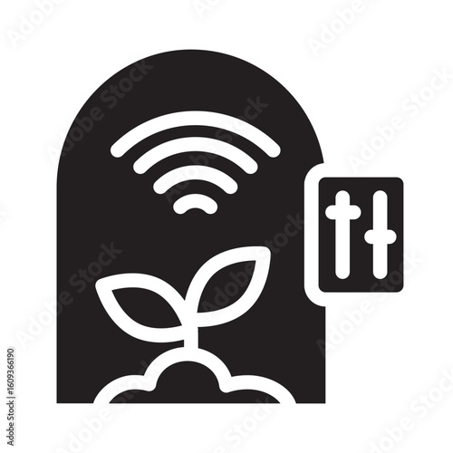 Greenhouse Control Solid Icon