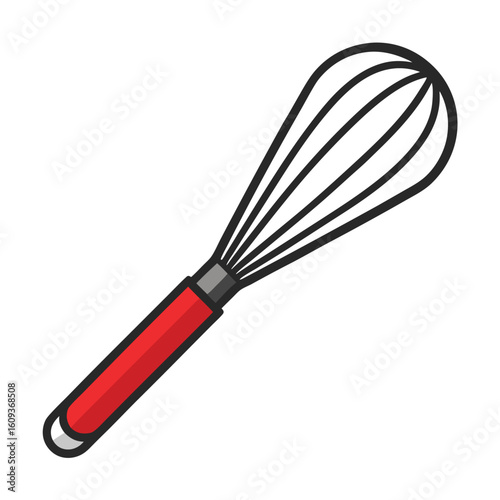 whisk isolated on white background
