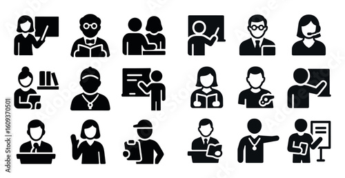 Education Icons Grid
