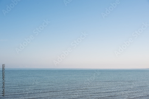 Fototapeta Naklejka Na Ścianę i Meble -  Blue Baltic sea in still summer morning.