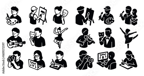 Creative Professions Icons