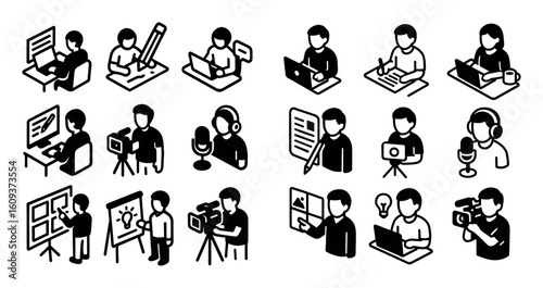 Marketing Icons Grid