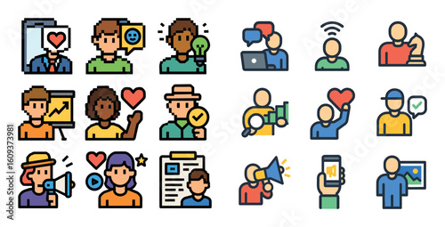 Marketing Role Icons