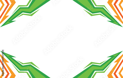 Abstract background with geometric spike line pattern and with some copy space area