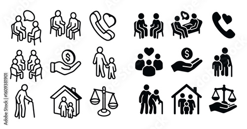 Family Support Icons