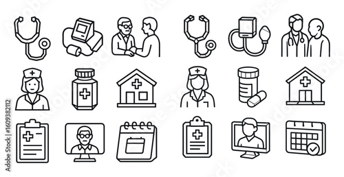 Aging Care Icons