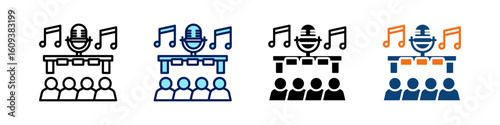 Viewer All In One Icon Multi Styles Vector Set