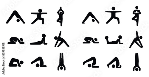 Yoga Poses Icons