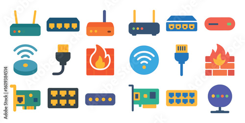 Network Equipment Icons