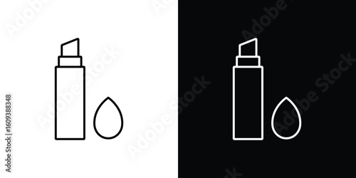 Concealer icon Simple Set. Vector icons for graphic design template.