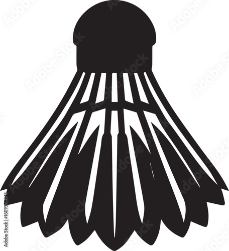 Vector of badminton shuttlecock icon