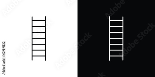 Ladder icon Simple Set. Vector icons for graphic design template.