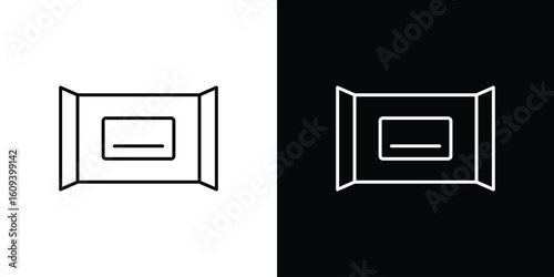 Wipes pack icon Simple Set. Vector icons for graphic design template.