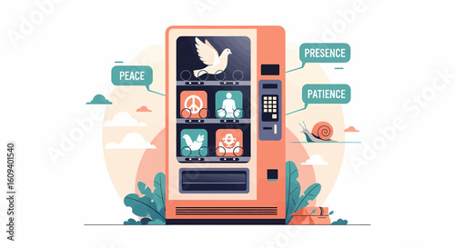 Mindful Vending Machine: Dispensing Peace and Presence