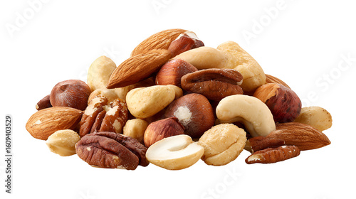 Indian style deep fried snacks falahari chivda, Chewda - chivda or mixture namkeen with dry fruits