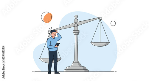Understanding legal weighing scales and decision making