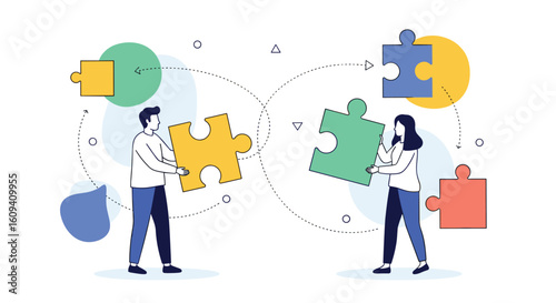 Teamwork collaboration strategy partnership understanding connection project management synergy growth