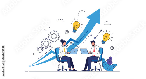 Business growth and development strategy for enhanced productivity and innovation