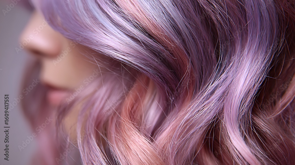 Naklejka premium Smooth pastel blend from muted lavender to dusty rose