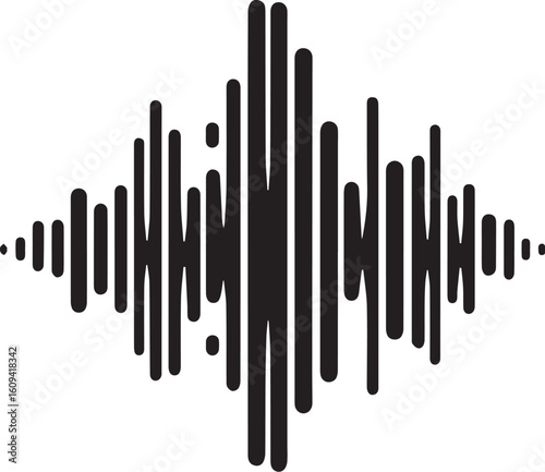 sound wave audio vector illustration