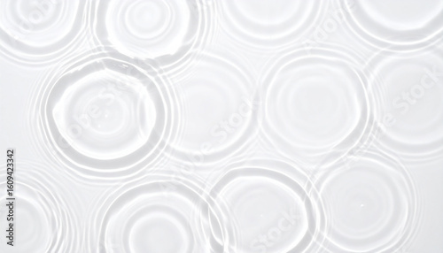 水面　波紋　白色　背景素材