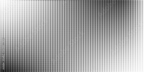 Halftone faded gradient texture. Grunge halftone grit background. White and black sand noise wallpaper. Retro pixilated vector backdrop