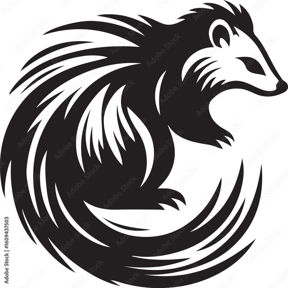 Naklejka premium Wolverine Logo vector