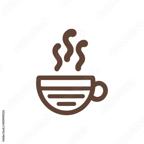 A steaming cup of coffee sitting on a table with a cozy atmosphere in the background