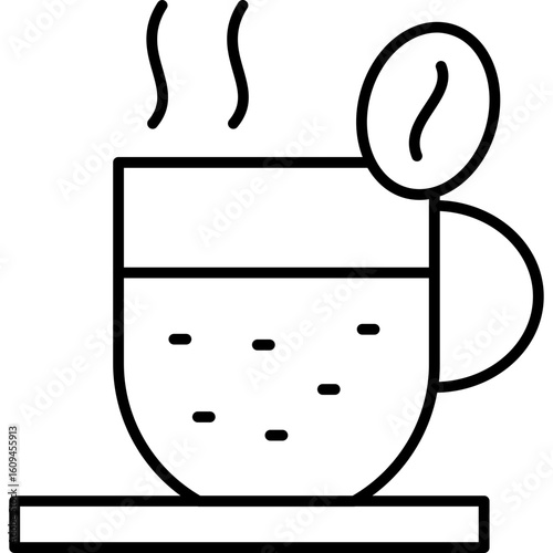 Kopi Tubruk Icon Vector Element