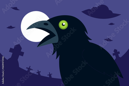 cursed raven undead whisper death magic horror night evil