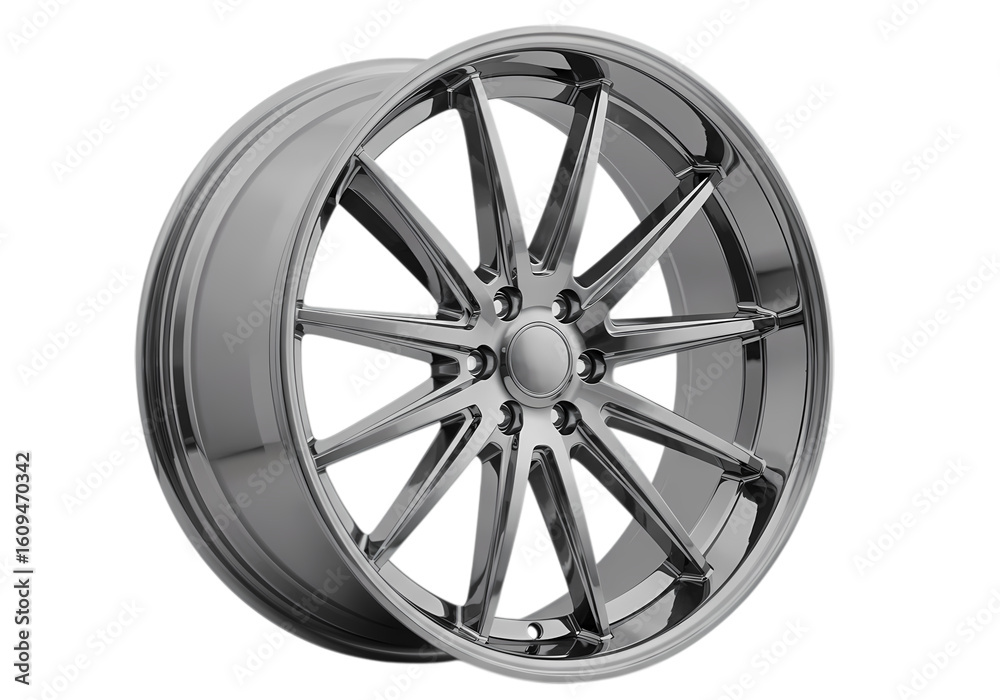 Chrome Alloy Wheel TenSpoke Design Chrome Alloy Wheel TenSpoke Design