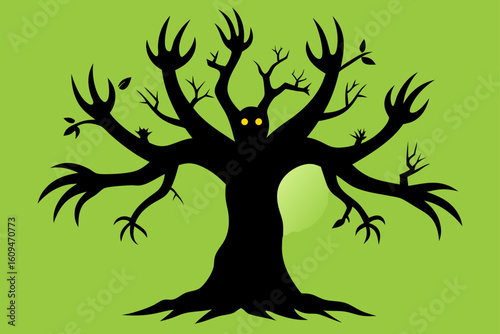 giant undead tree zombie hands branches