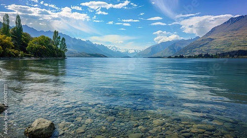 Lake Wakatipu, New Zealand: Alpine-Encircled Glacial Waters, Queenstown Shores, and Scenic South Island Landscapes