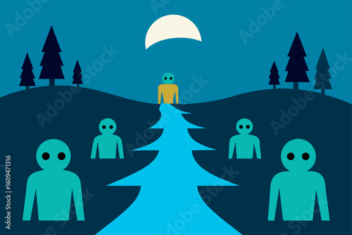 massive flood zombie corpses