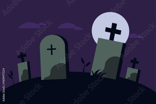 abandoned cemetery buried corpses