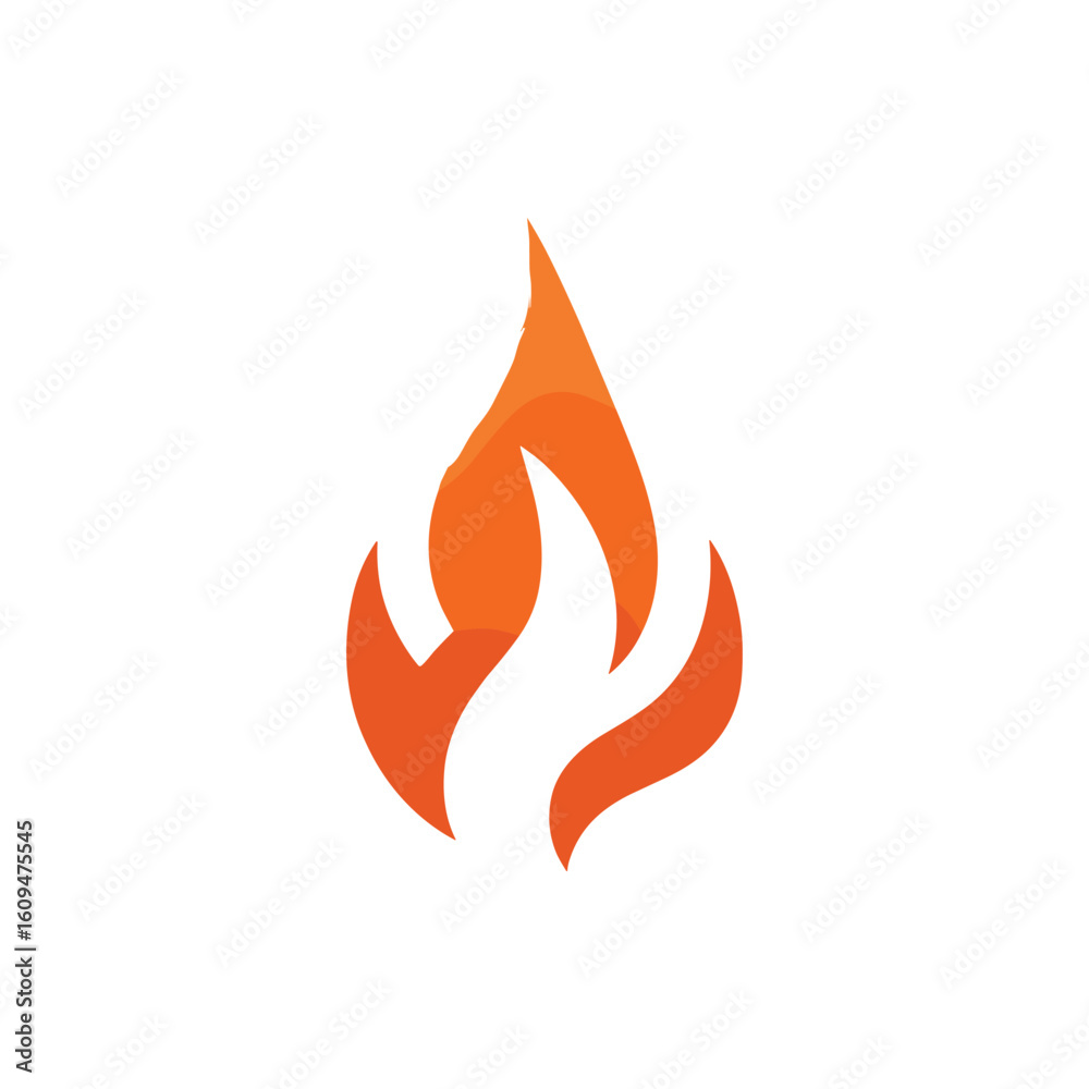 Abstract representation of a flame in vibrant orange tones, symbolizing energy and warmth Abstract representation of a flame in vibrant orange tones, symbolizing energy and warmth