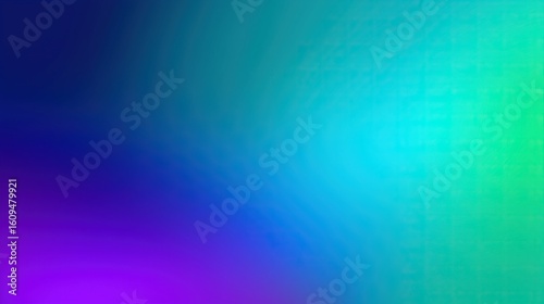 Captivating gradient background blends vibrant purple deep blue and electric teal for modern design