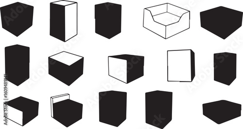 A silhouette of a person wearing virtual reality goggles, immersed in a minimalist digital world with another user.