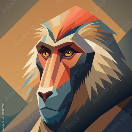 Stylish Chimp Portrait