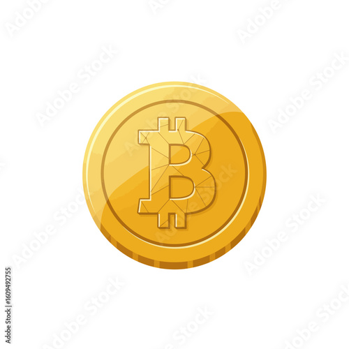 Invest in the future with Bitcoin digital currency illustration for financial growth and secure transactions